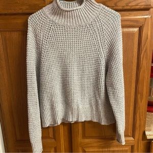 Waffle knit sweater